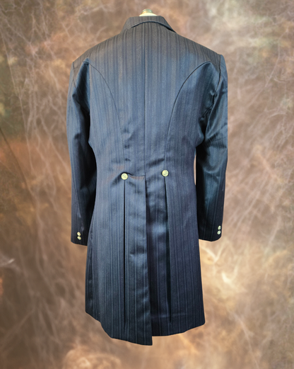 Men's Frock Coat - Navy with Contrasting Pinstripe