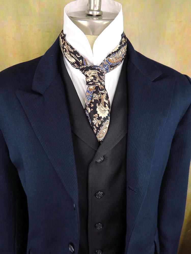 Men's Town Coat - Dark Blue Heavy Cord