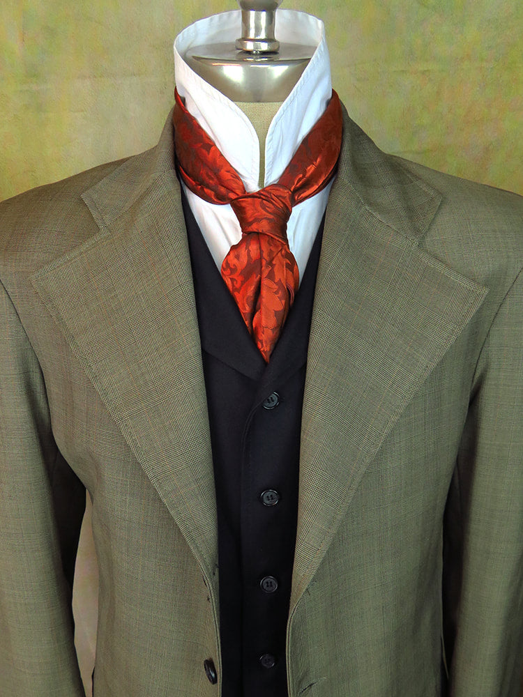 Men's Frock Coat - Rhino Grey Glen Plaid