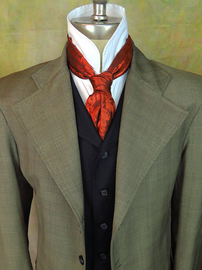 Men's Frock Coat - Rhino Grey Glen Plaid