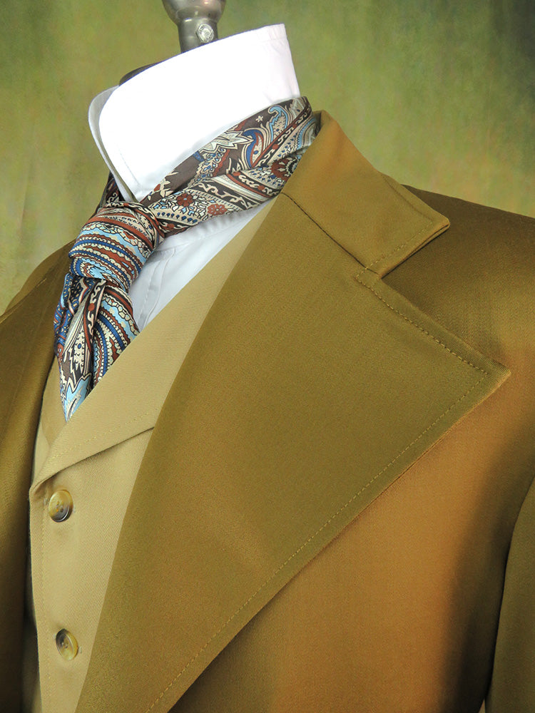 Men's Frock Coat - Golden Tan Worsted #707