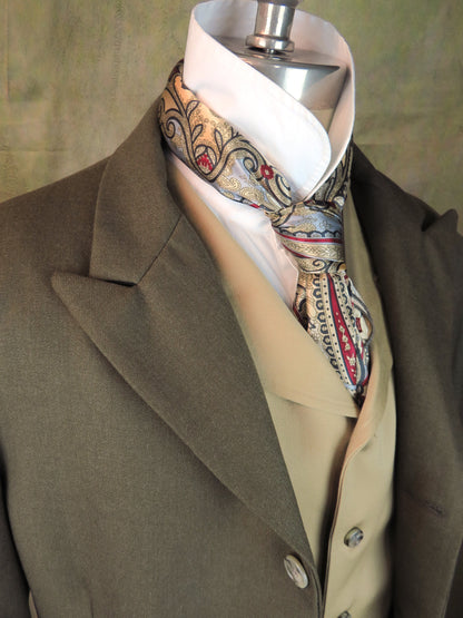 Men's Town Coat - Peanut Brown Twill #4679