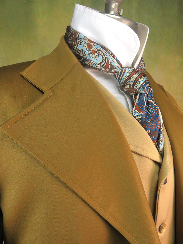 Men's Frock Coat - Golden Tan Worsted #707