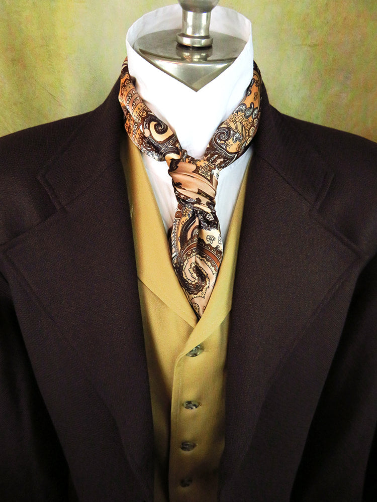 Men's Frock Coat - Dark Brown Tweed