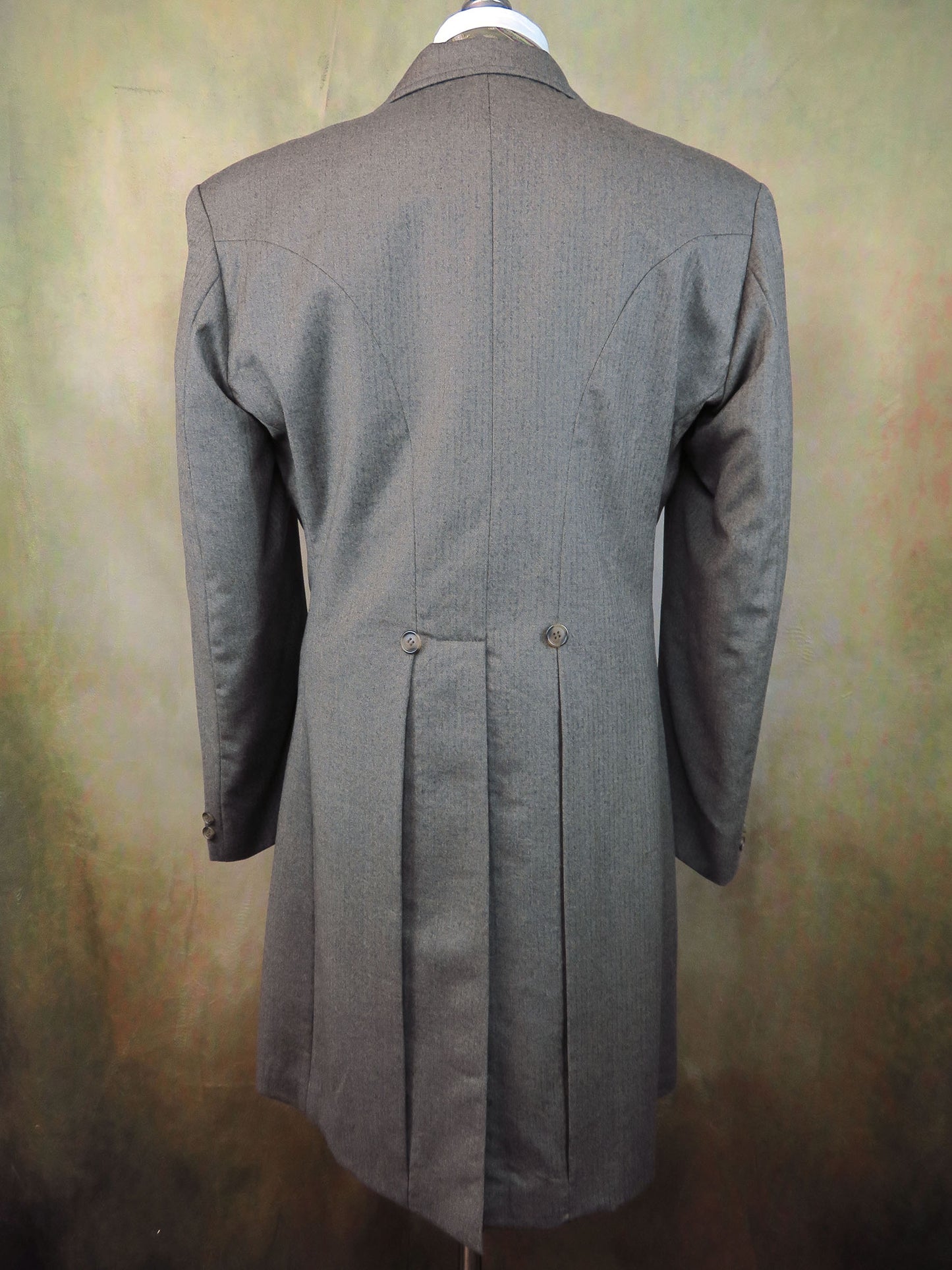 Men's Frock Coat - Cedar Brown Mini Herringbone