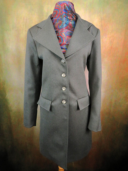 Women's Frock Coat - Olive Green #619