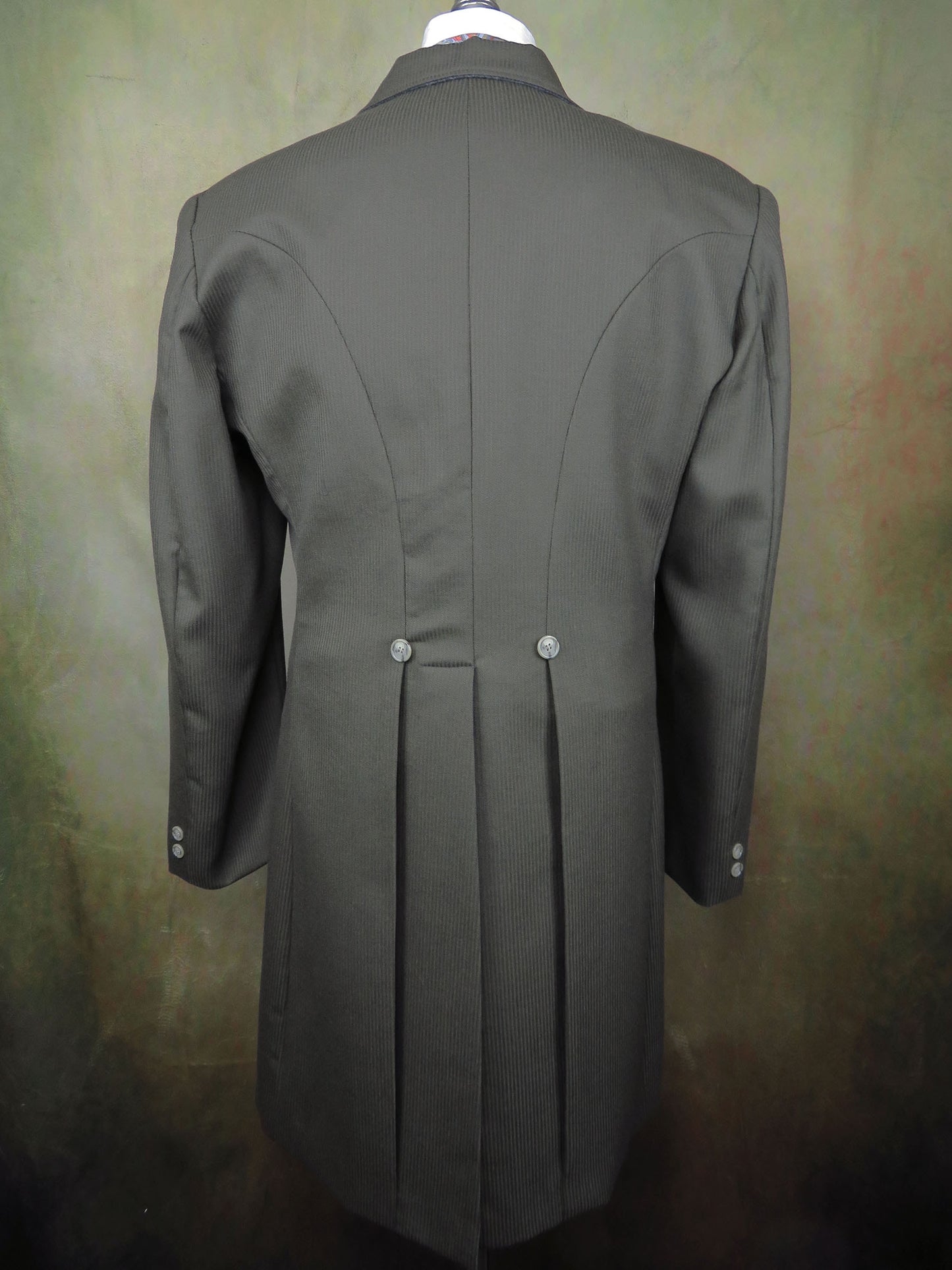 Men's Frock Coat - Mossy Bark Pin-Cord