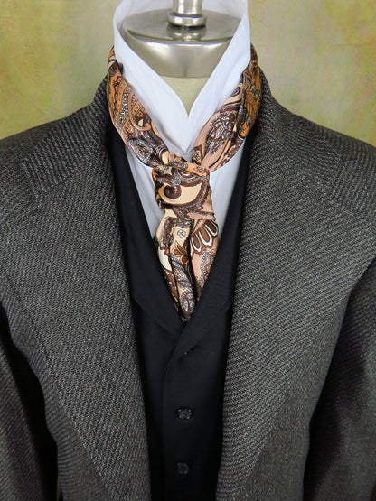 Men's Frock Coat - Smoke Diagonal Tweed