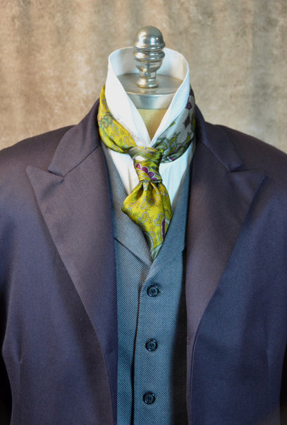 Men's Town Coat - Dark Grape Twill