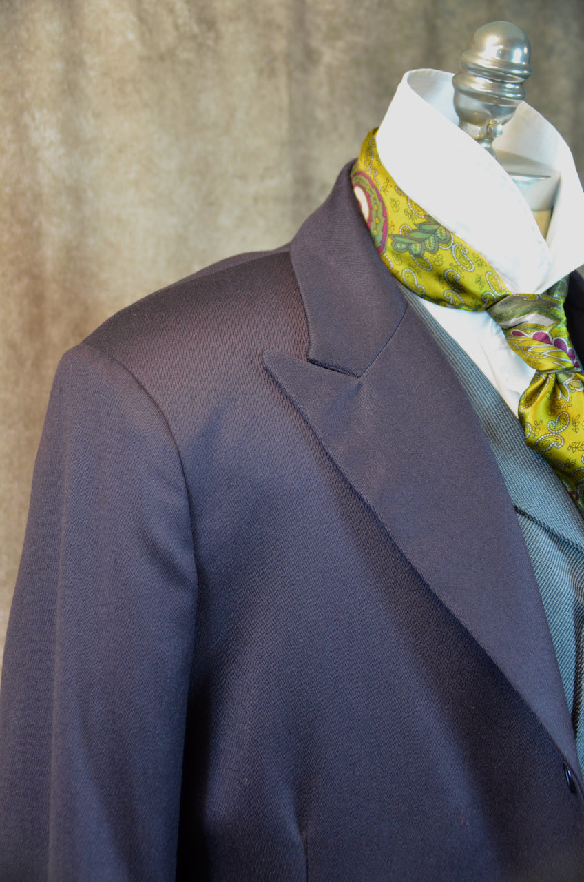 Men's Town Coat - Dark Grape Twill