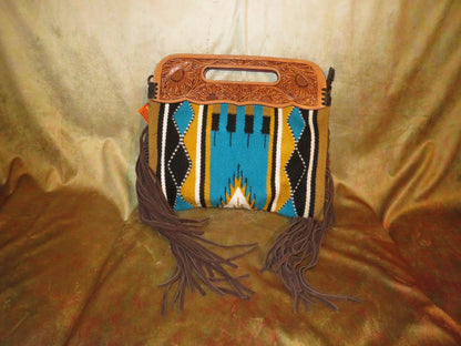 Handwoven Wool Purse, Shoulder Handbag