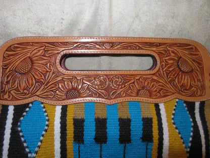 Handwoven Wool Purse, Shoulder Handbag