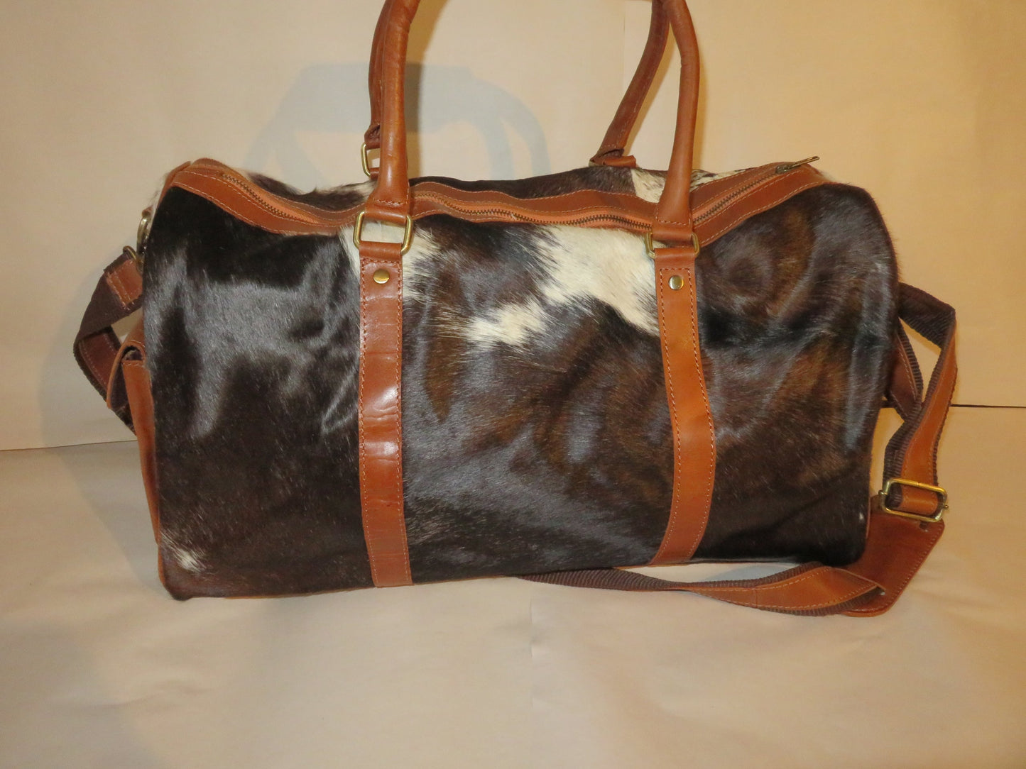 Cowhide Travel Bag