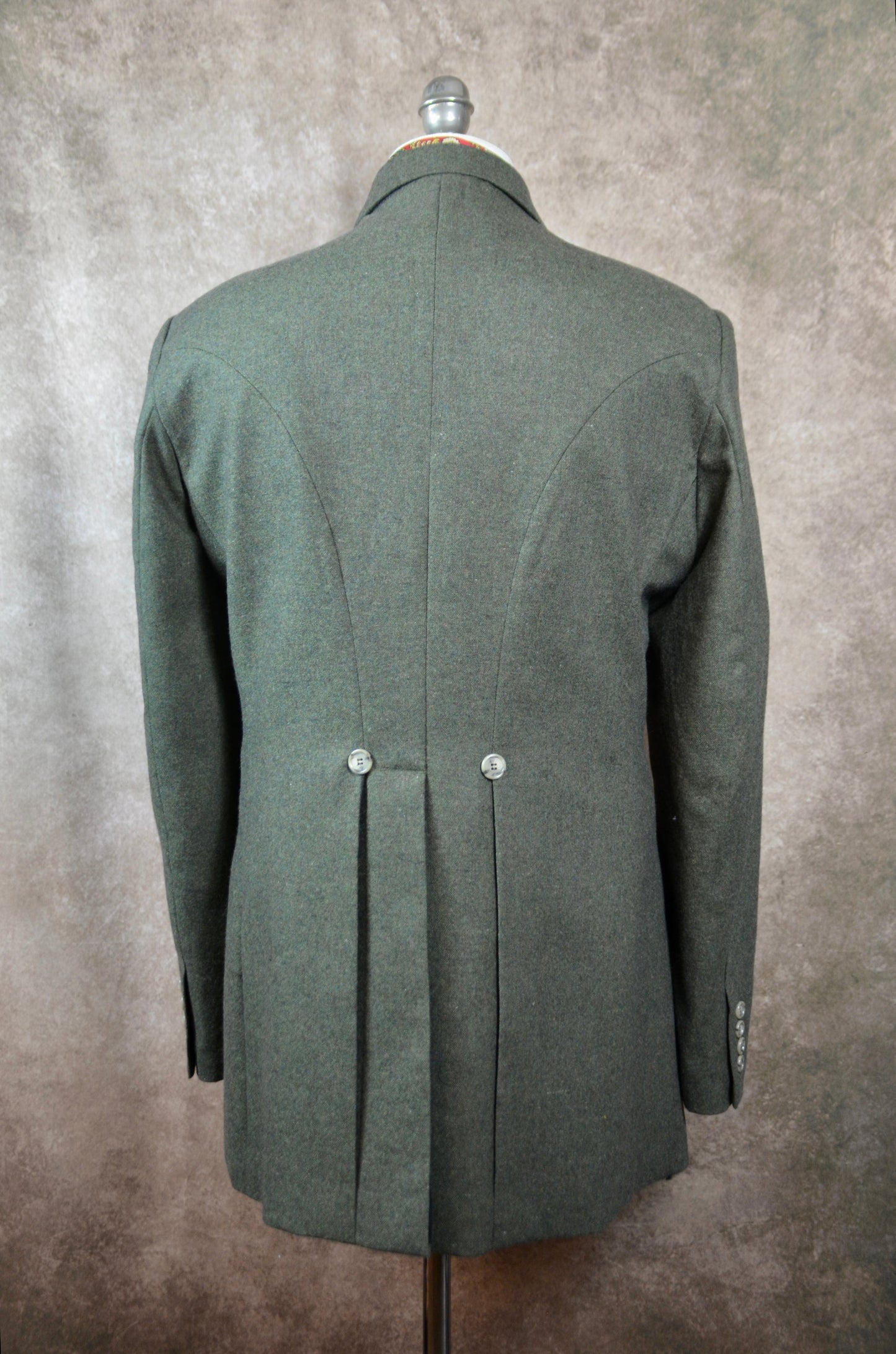 Men's Town Coat - Fern Green Tweed #208-B