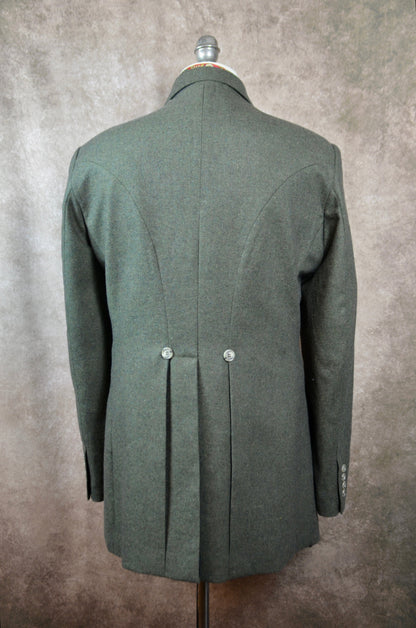 Men's Town Coat - Fern Green Tweed #208-B