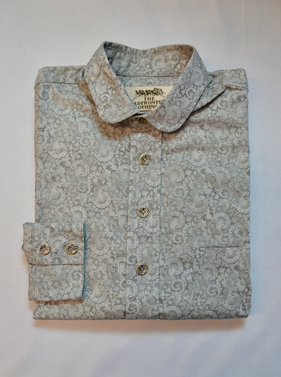Grey on Grey Paisley - Men's Dakota Shirt