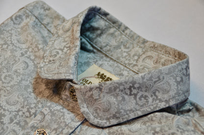Grey on Grey Paisley - Men's Dakota Shirt