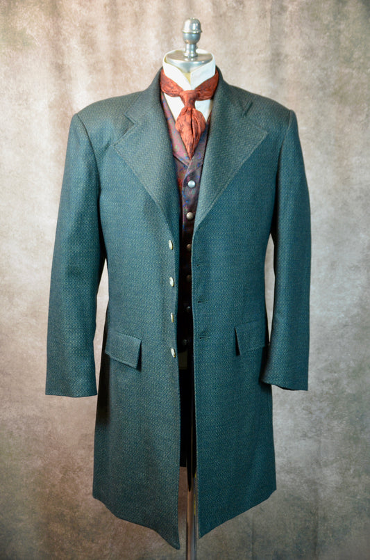 Men's Frock Coat - Green Diamond Limited Fabric #749B