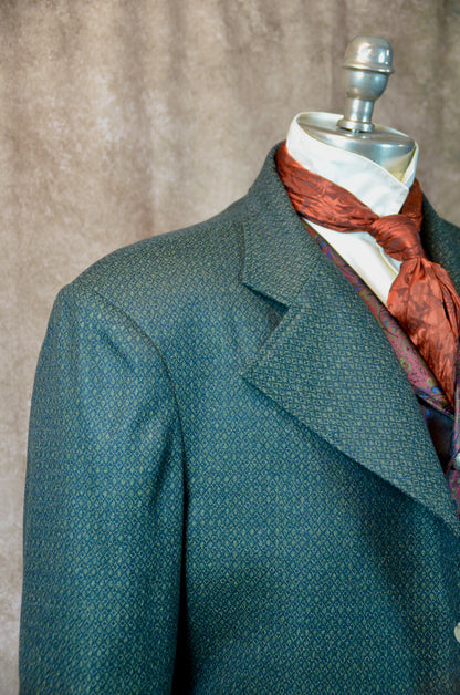 Men's Frock Coat - Green Diamond Limited Fabric #749B