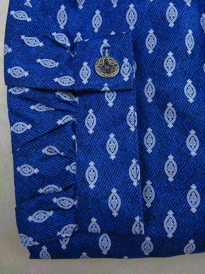 Blue Medallion Men's Victorian Shirt