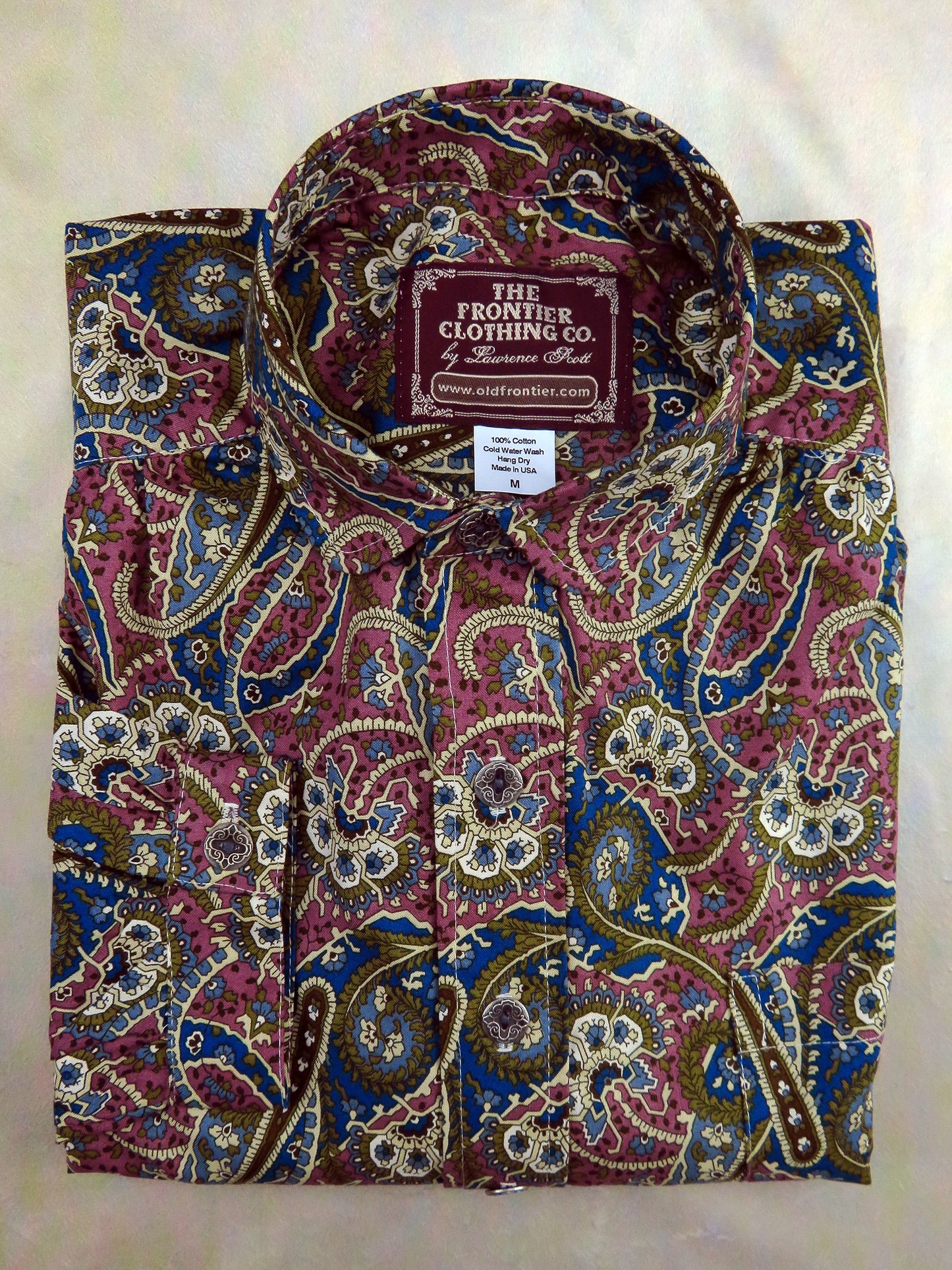 Purple Classic Paisley Victorian Shirt