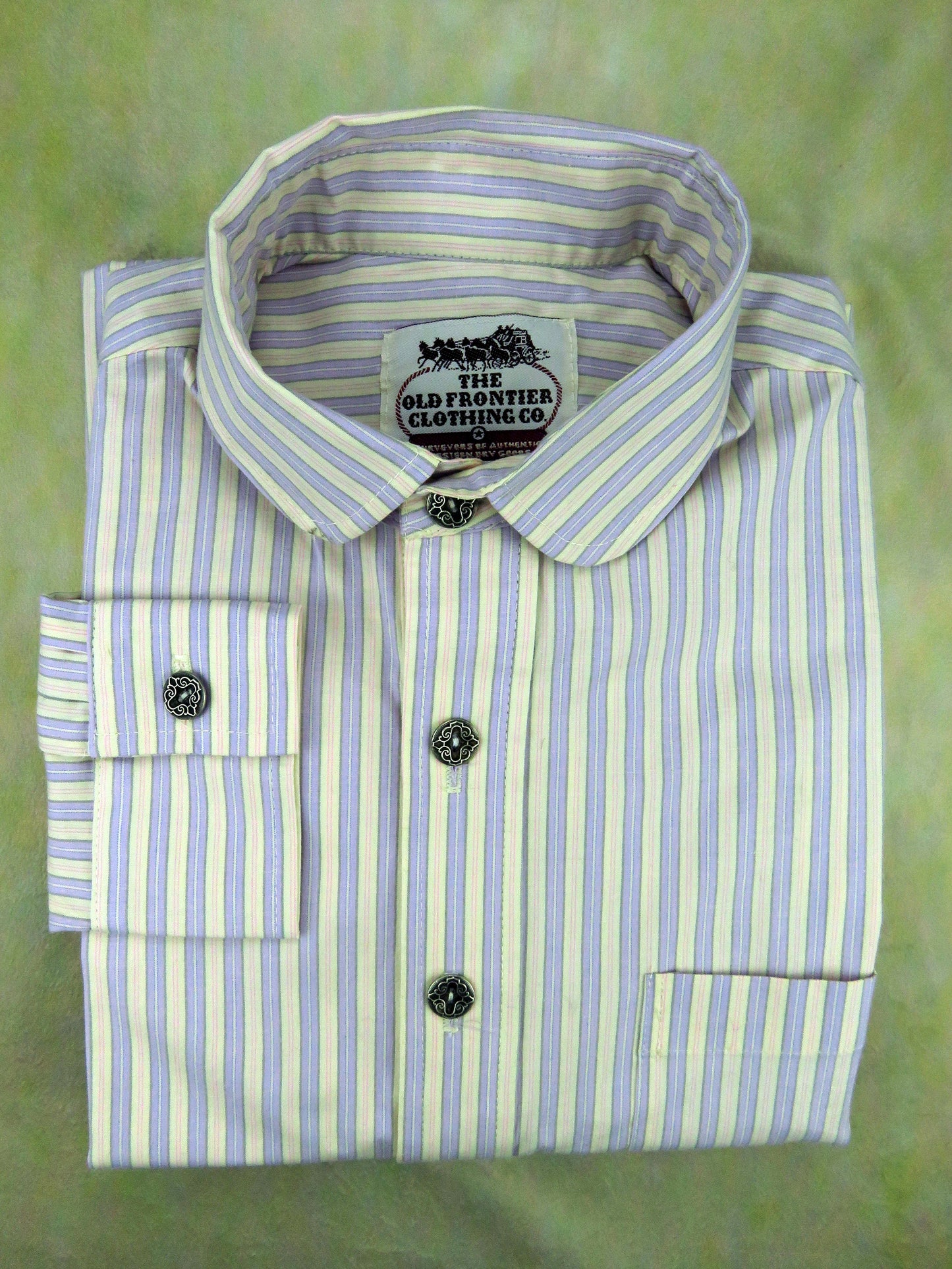 Pale Lavender Stripe Men's Dakota Shirt