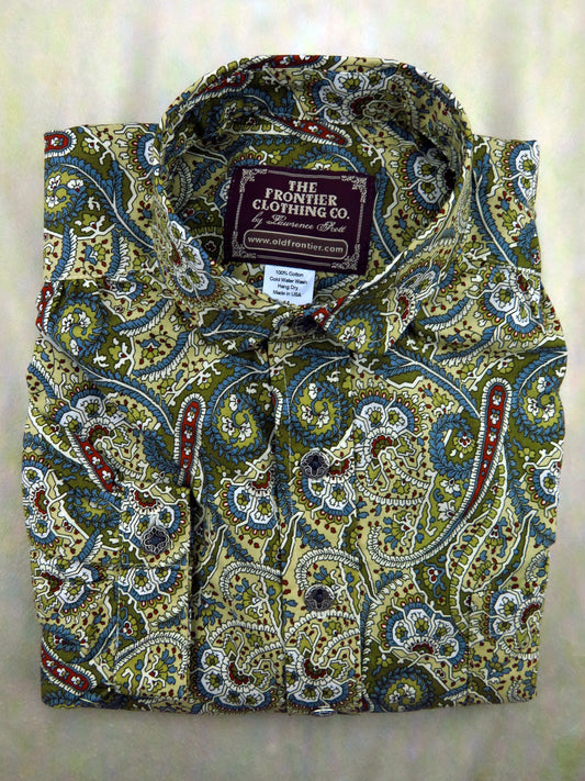 Classic Paisley #5 Men's Victorian Shirt