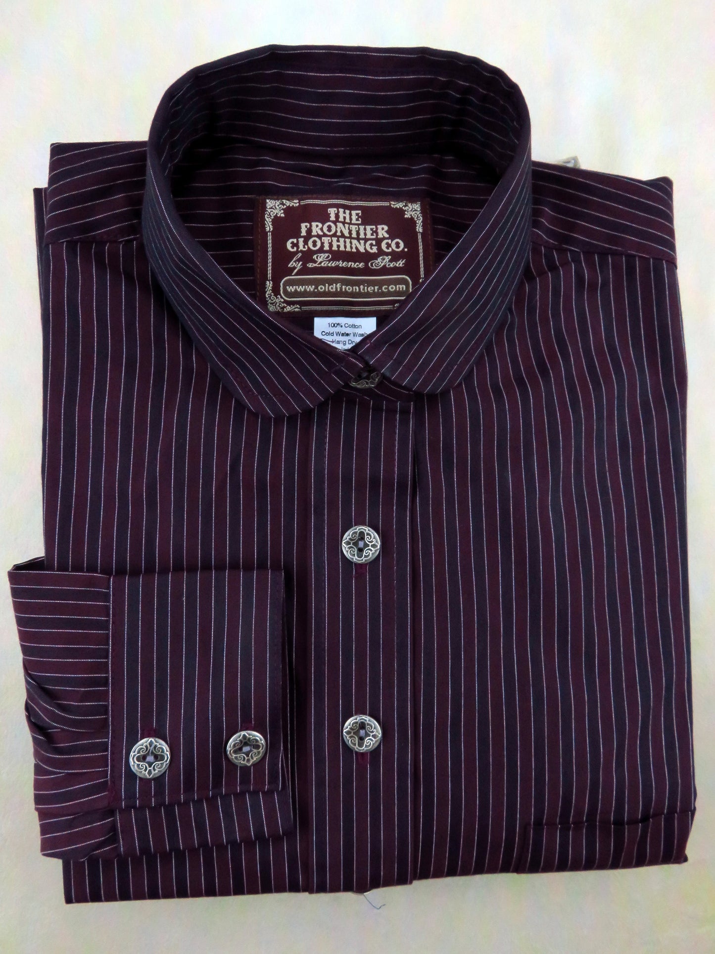 Merlot and Burgundy Stripe Dakota Shirt