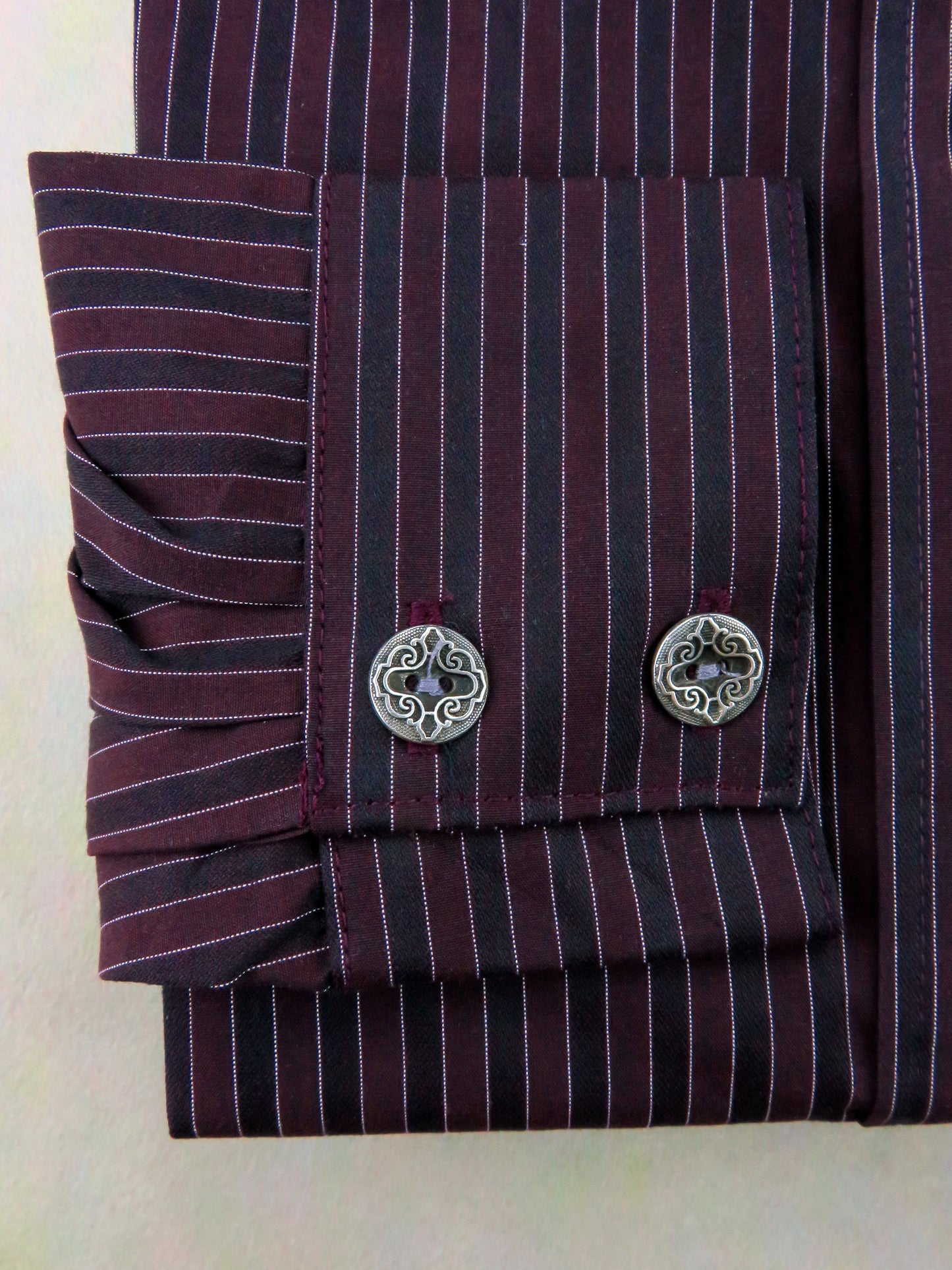 Merlot and Burgundy Stripe Dakota Shirt