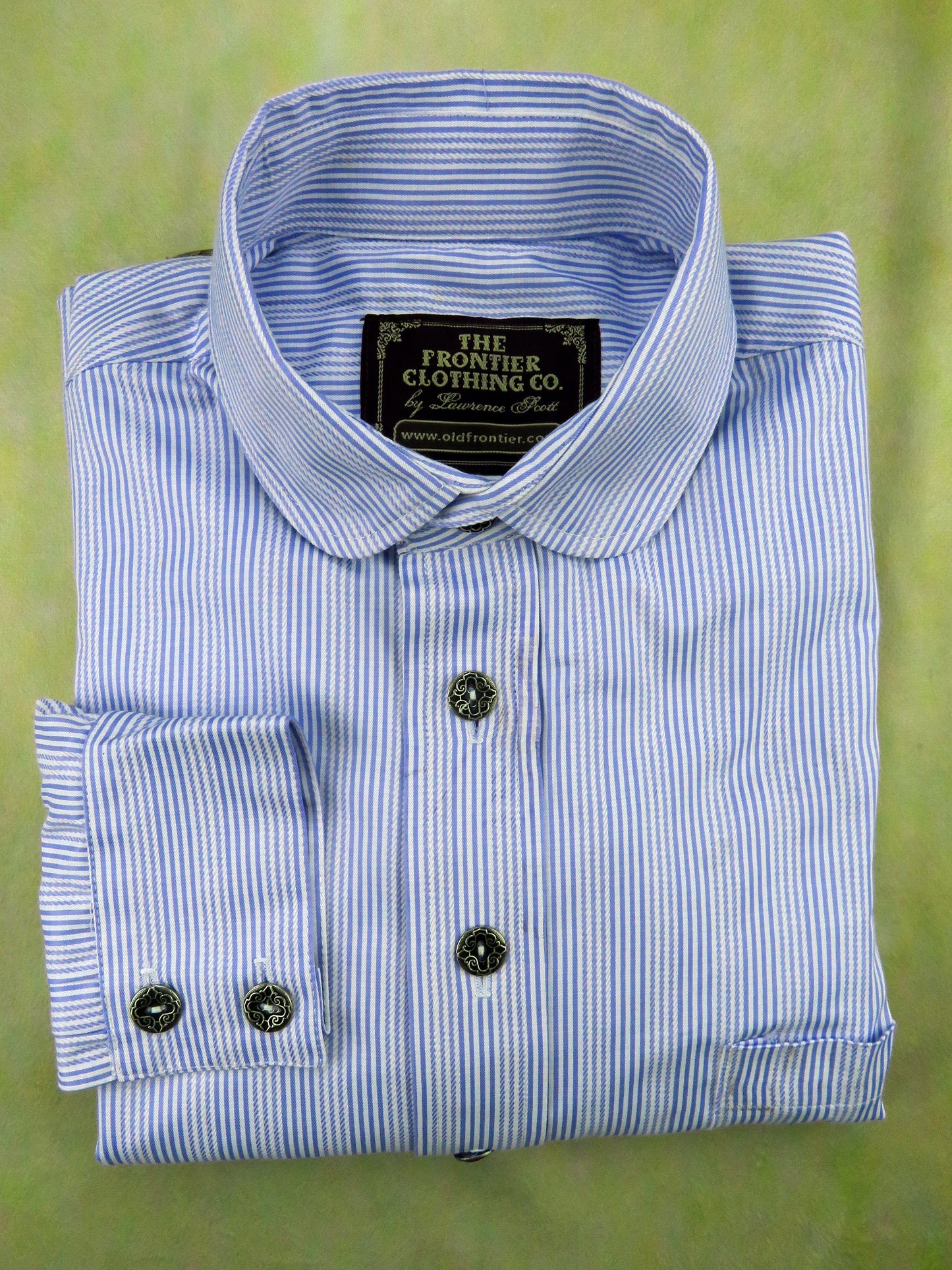 Lavender Pencil Stripe Men's Dakota Shirt