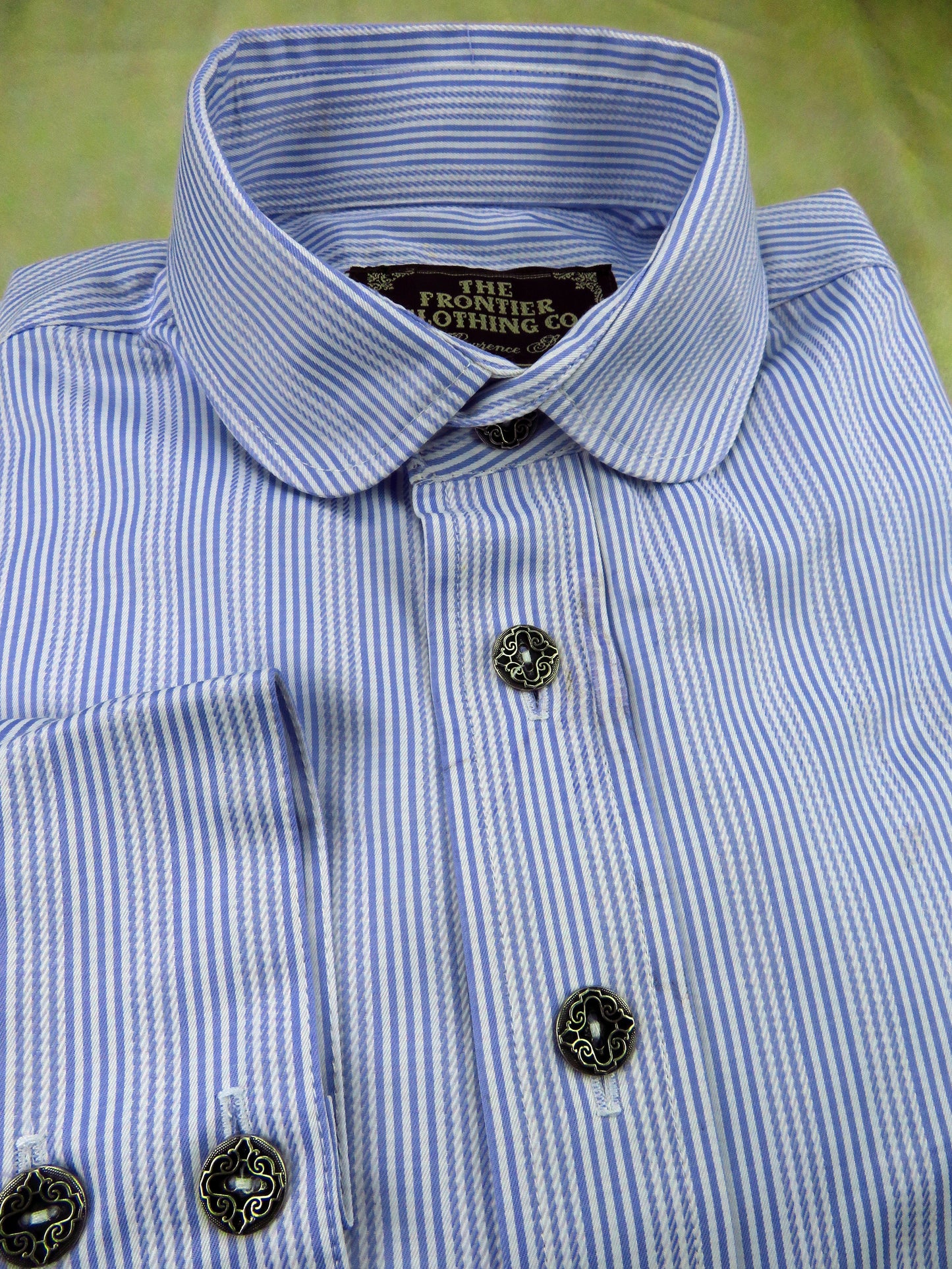 Lavender Pencil Stripe Men's Dakota Shirt
