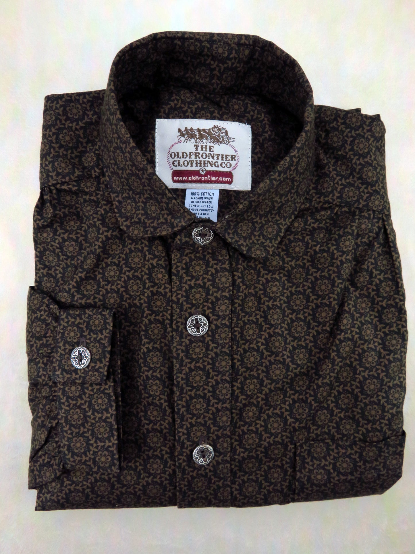 Espresso Vine Wallpaper Victorian Shirt
