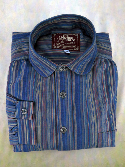 Woodsman Dark Stripe Men's Victorian Shirt
