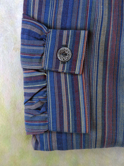 Woodsman Dark Stripe Men's Victorian Shirt