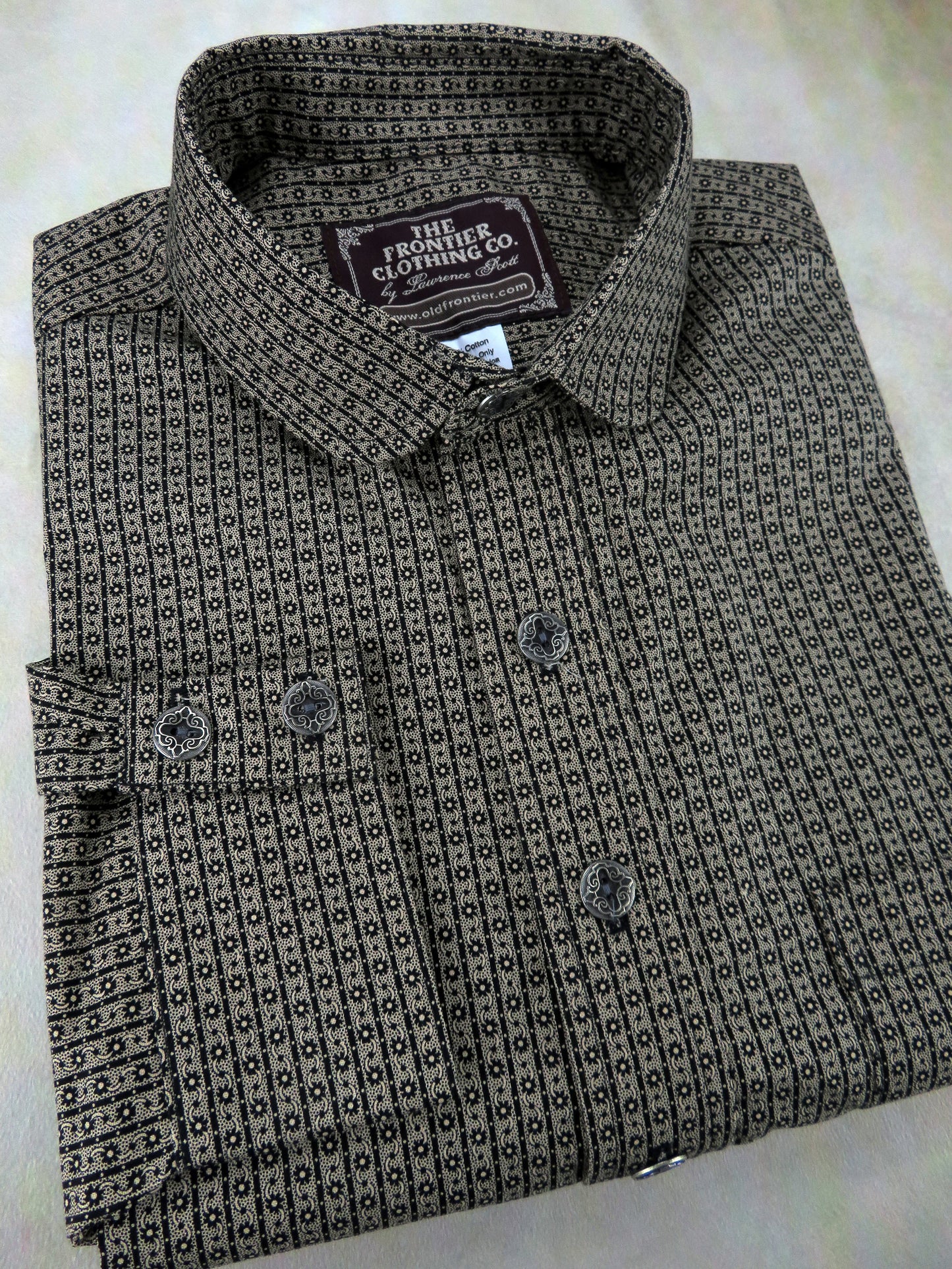 Stone Brown Southwest Medallion Men's Dakota Shirt