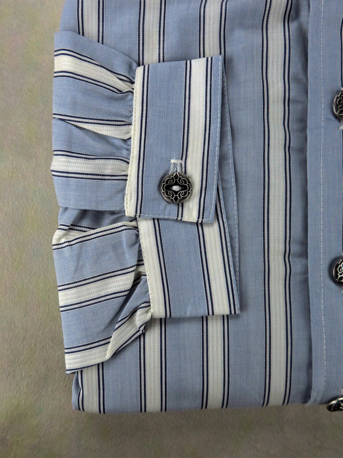 Powder Blue Stripe Men's Dakota Shirt