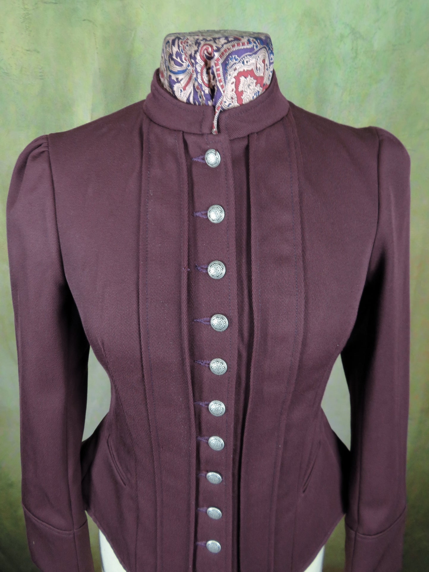 Women's Victoriana Jacket - Merlot Twill 700b