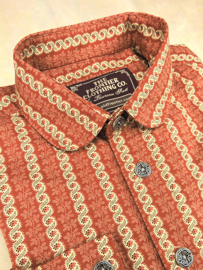 Cinnamon Rope Stripe Men's Dakota Shirt