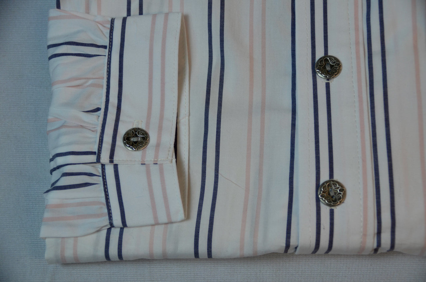 Pink and Black Alternating Stripe Victorian