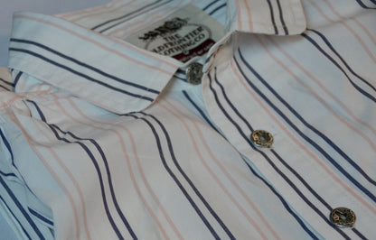 Pink and Black Alternating Stripe Victorian