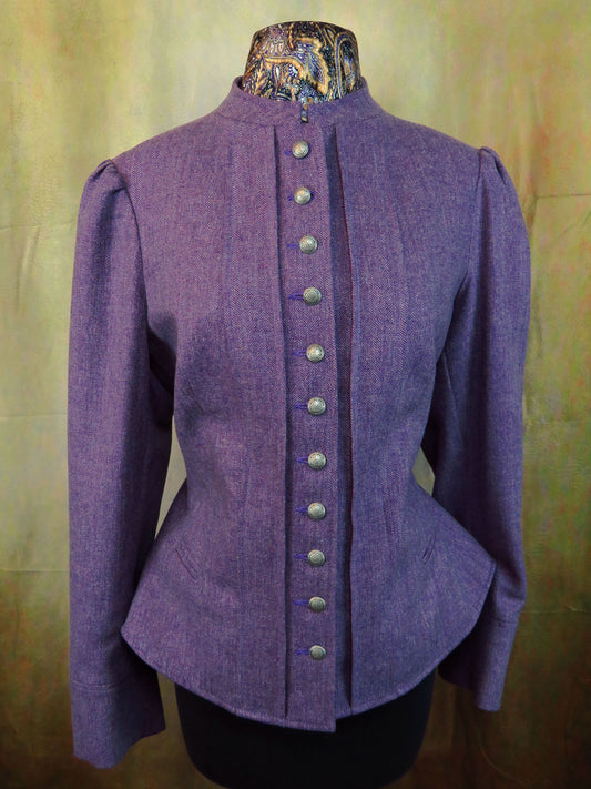Women's Victoriana Jacket - Orchid Herringbone #897-B