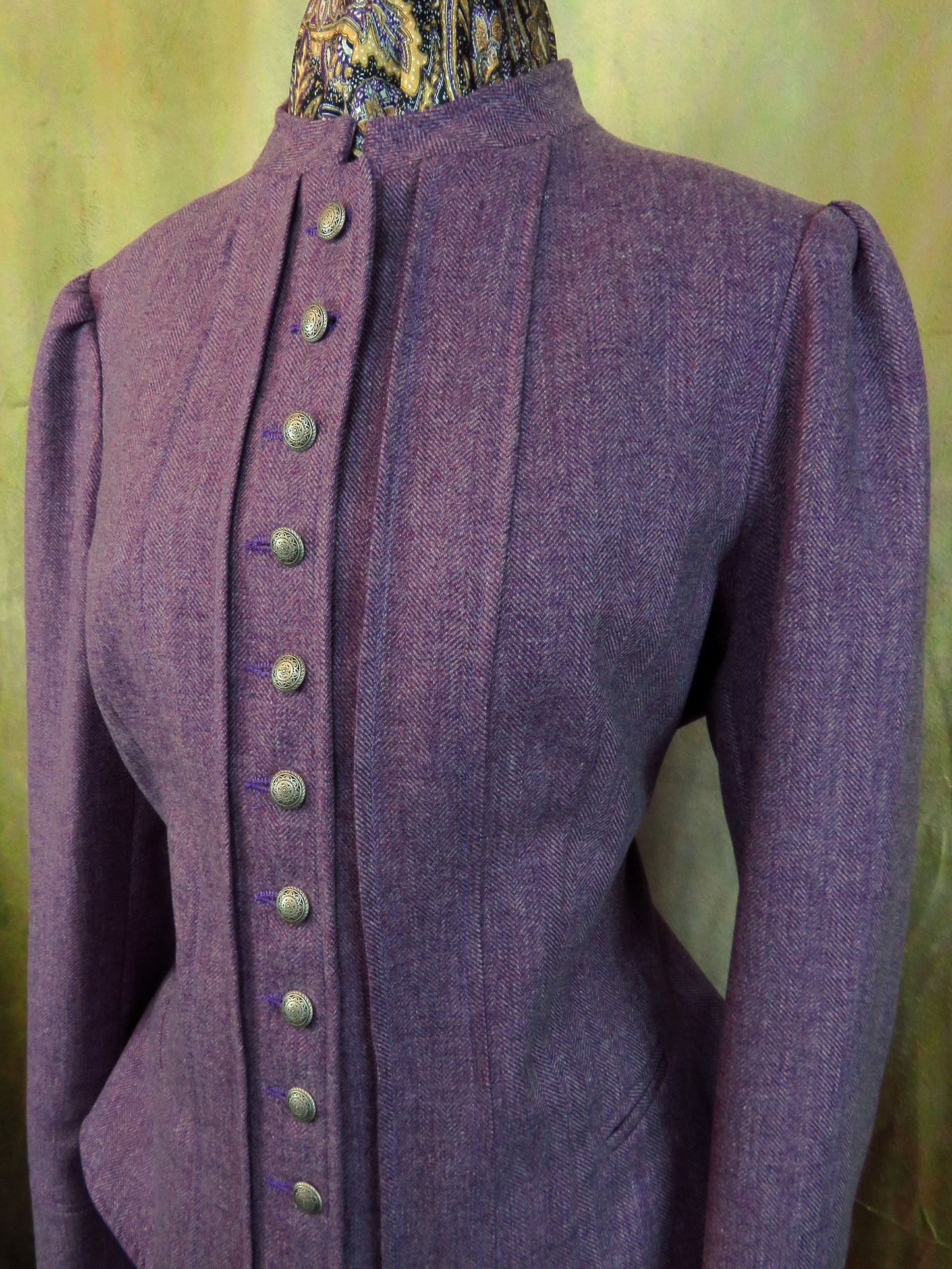 Women's Victoriana Jacket - Orchid Herringbone #897-B