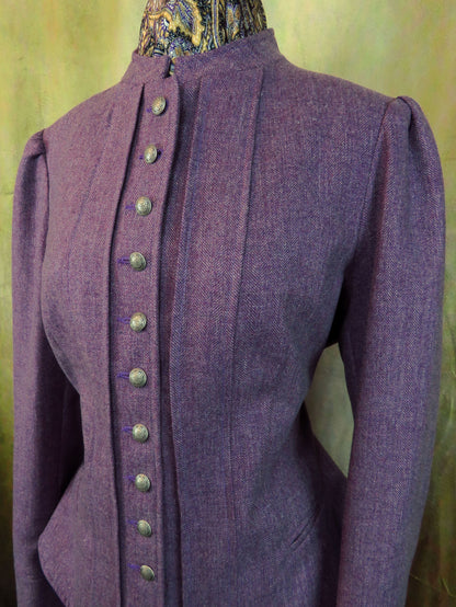 Women's Victoriana Jacket - Orchid Herringbone #897-B