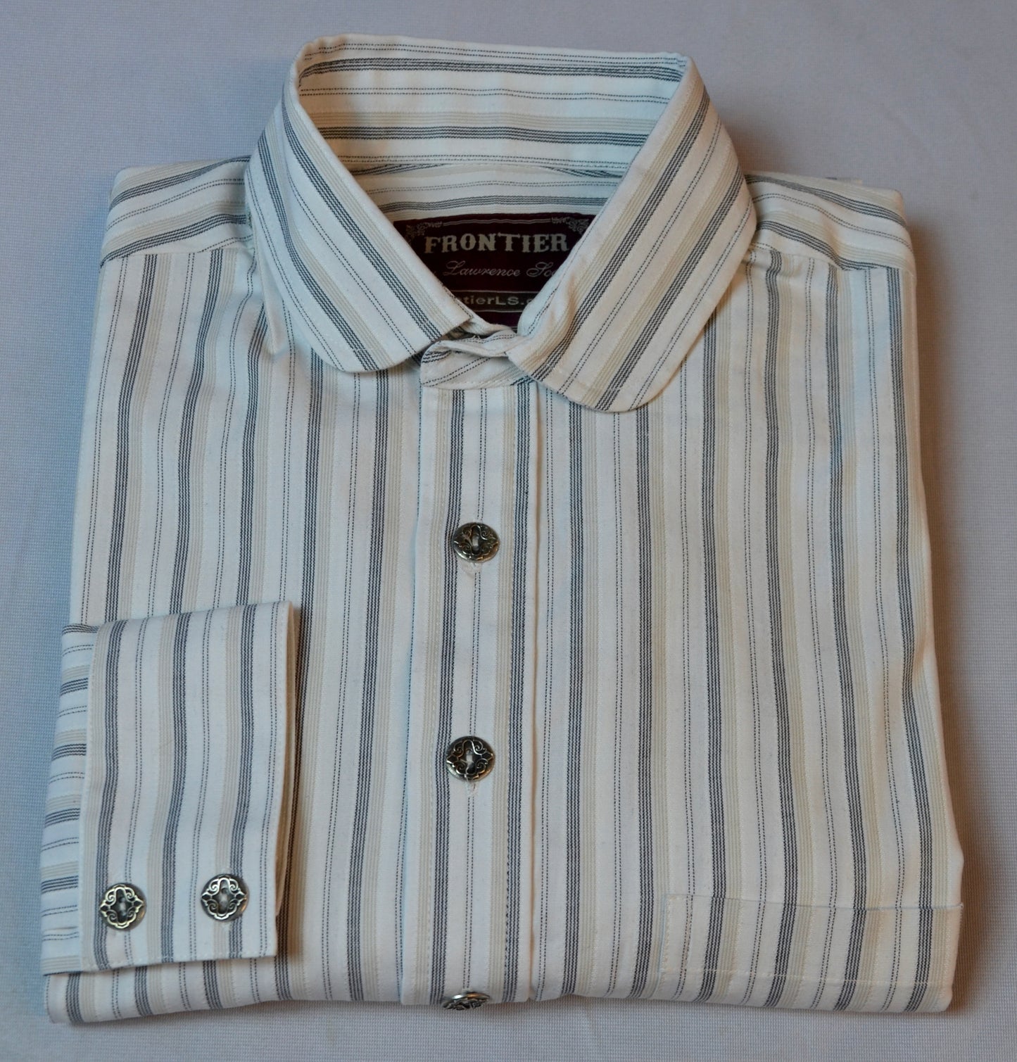 Cream & Black Stripe - Men's Dakota Shirt