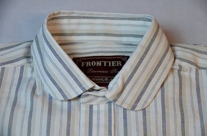 Cream & Black Stripe - Men's Dakota Shirt
