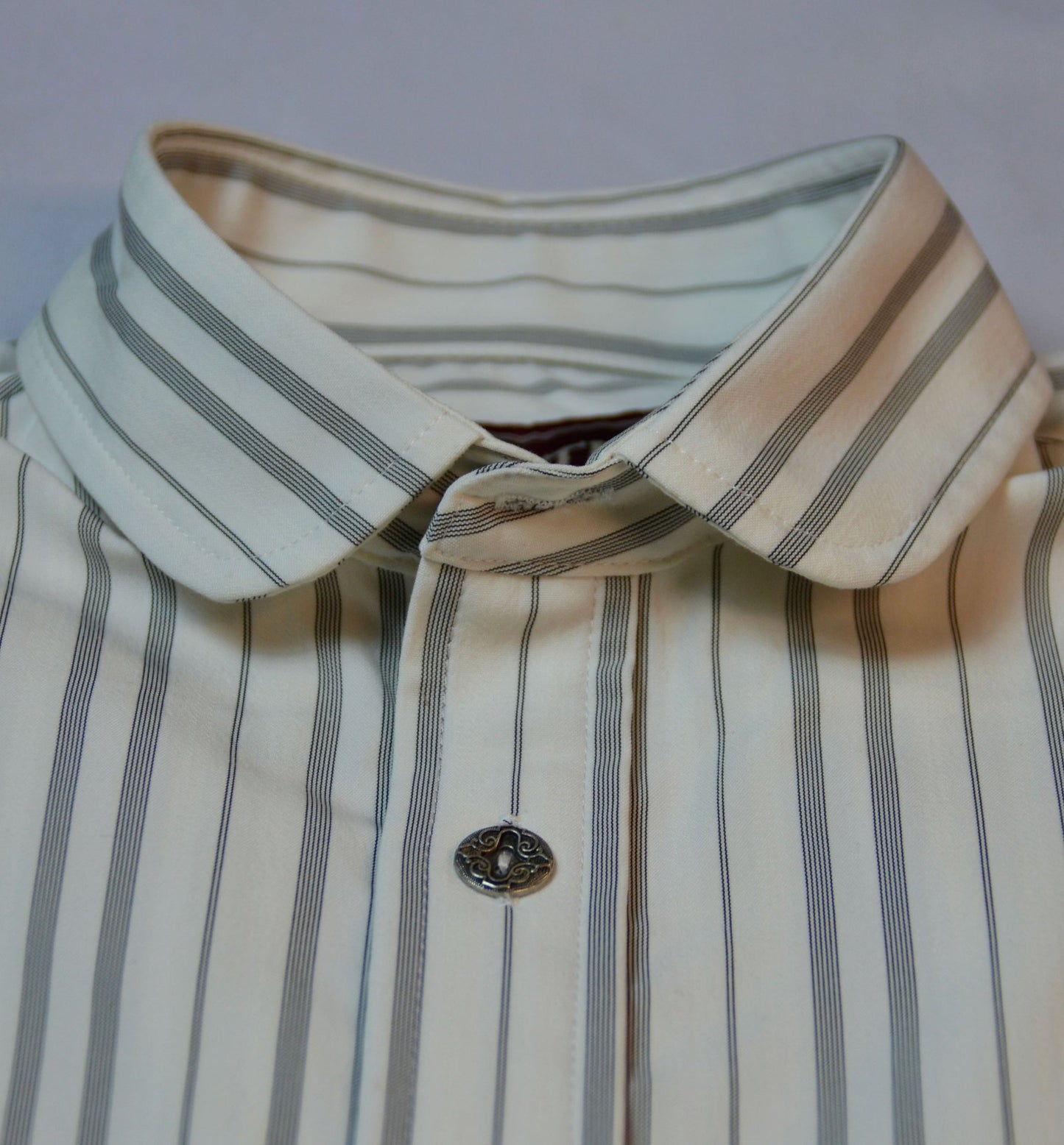 White & Black Stripe - Men's Dakota Shirt