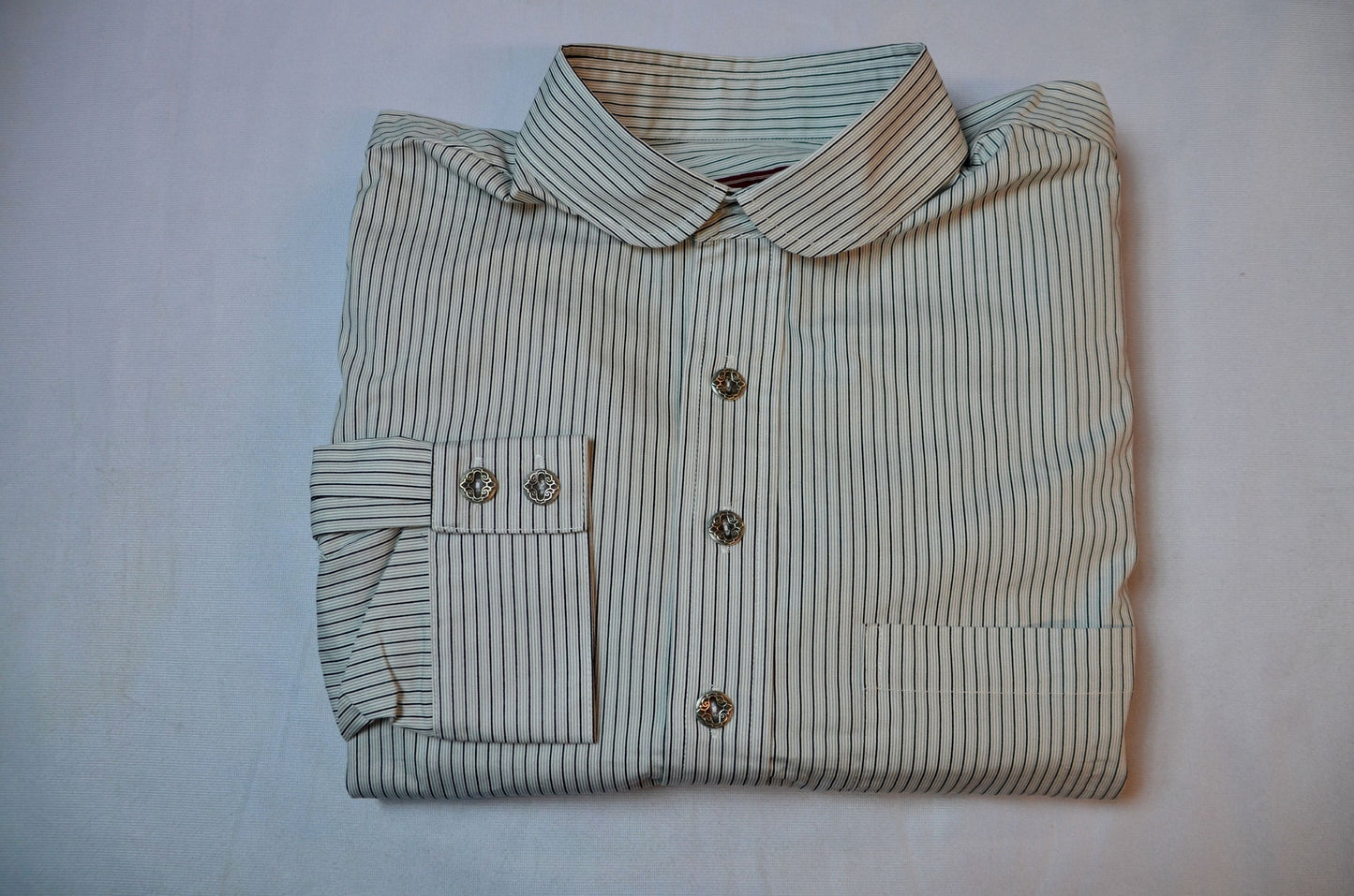 Sky Blue with Black Stripe Men's Dakota Shirt
