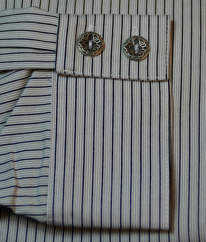 Sky Blue with Black Stripe Men's Dakota Shirt