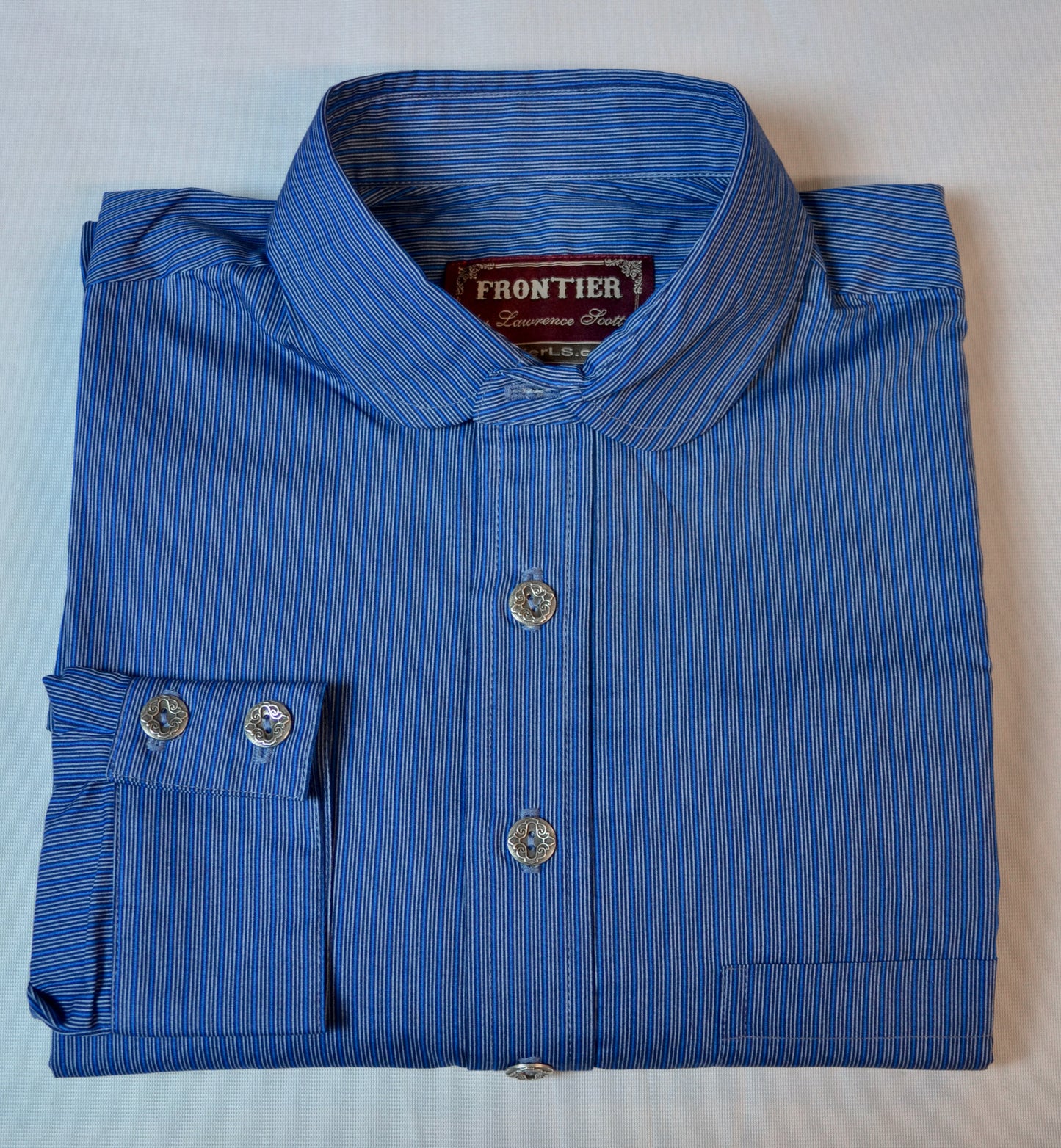 Blue Mini Stripe Men's Dakota Shirt
