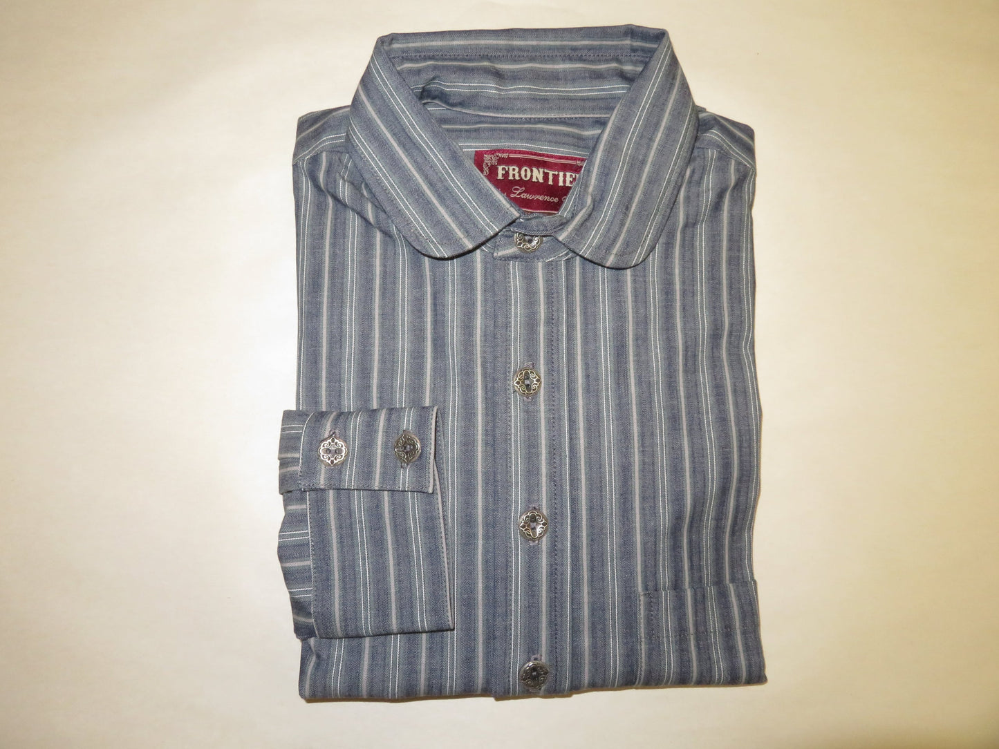 Grey Alternating Stripe Men's Dakota Shirt